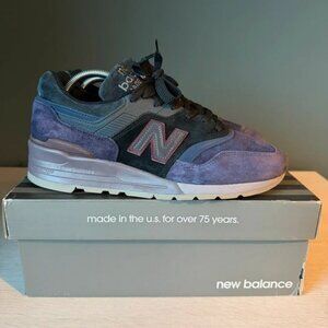 New Balance 997 Made in USA 997NAK Purple Black Suede Size US 9 / EU 42.5